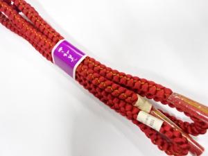 未使用品　正絹　手組帯締め
